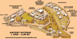 mycenae-city map